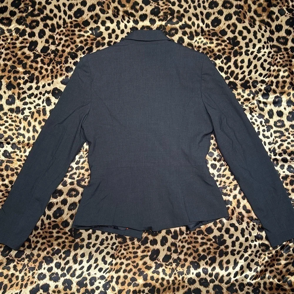 Worthington Gray One Button Center Blazer - Picture 6 of 6